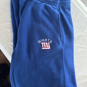 NFL New York Giants Blue Joggers with Elastic Waistband